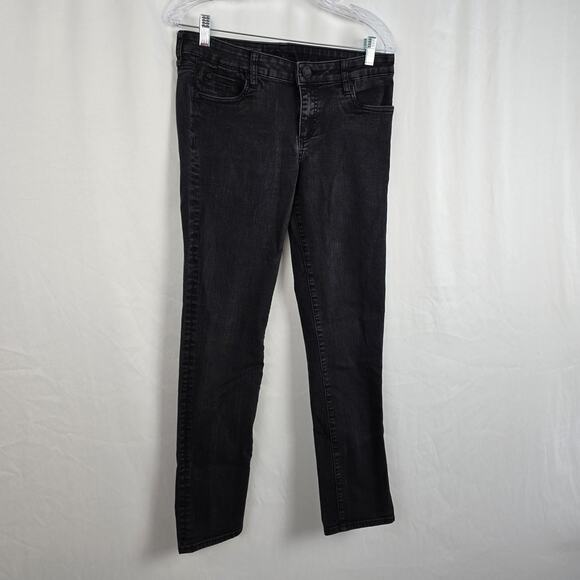 Kut from the Kloth Catherine Boyfriend Jeans Women's 6 Black - Picture 9 of 16